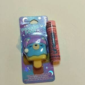 Claire's Pucker Pops Blueberry Lip Gloss & Cotton Candy Lip Smacker Bonne Bell
